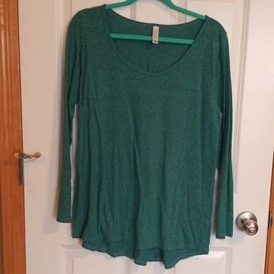 Lularoe XL Lynnae heathered teal